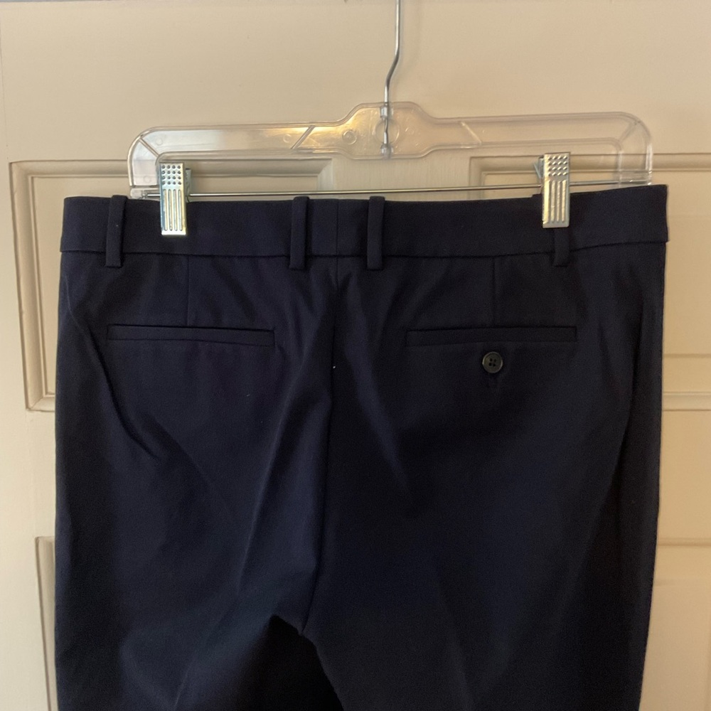 J.Crew Maddie pant in two-way stretch cotton Navy Blue Size 8 NWT Office Work - Picture 5 of 9